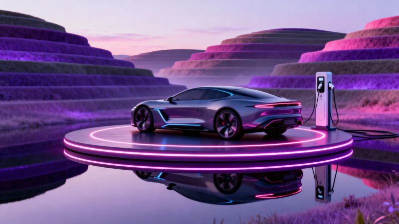 未来电车 霓虹充能台图片