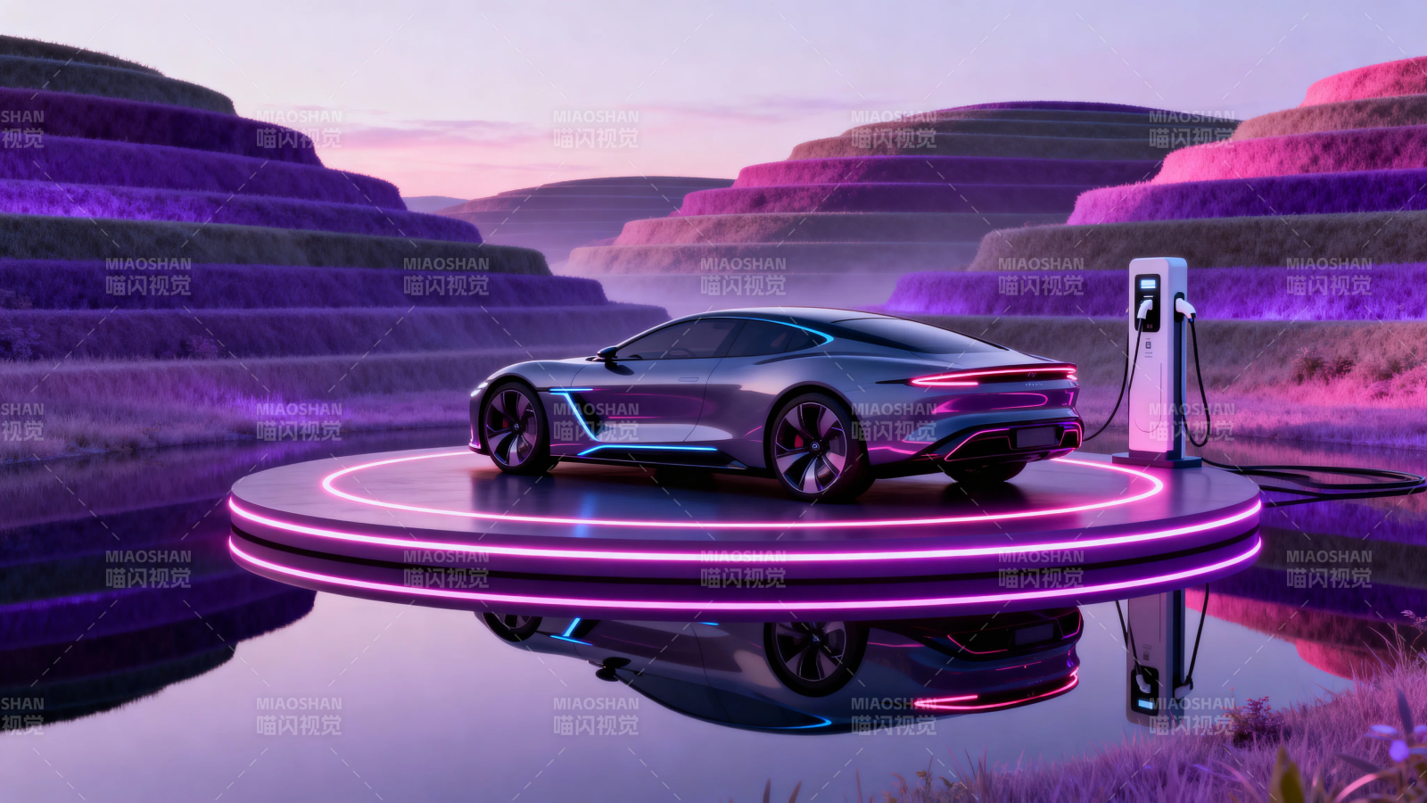 未来电车 霓虹充能台图片