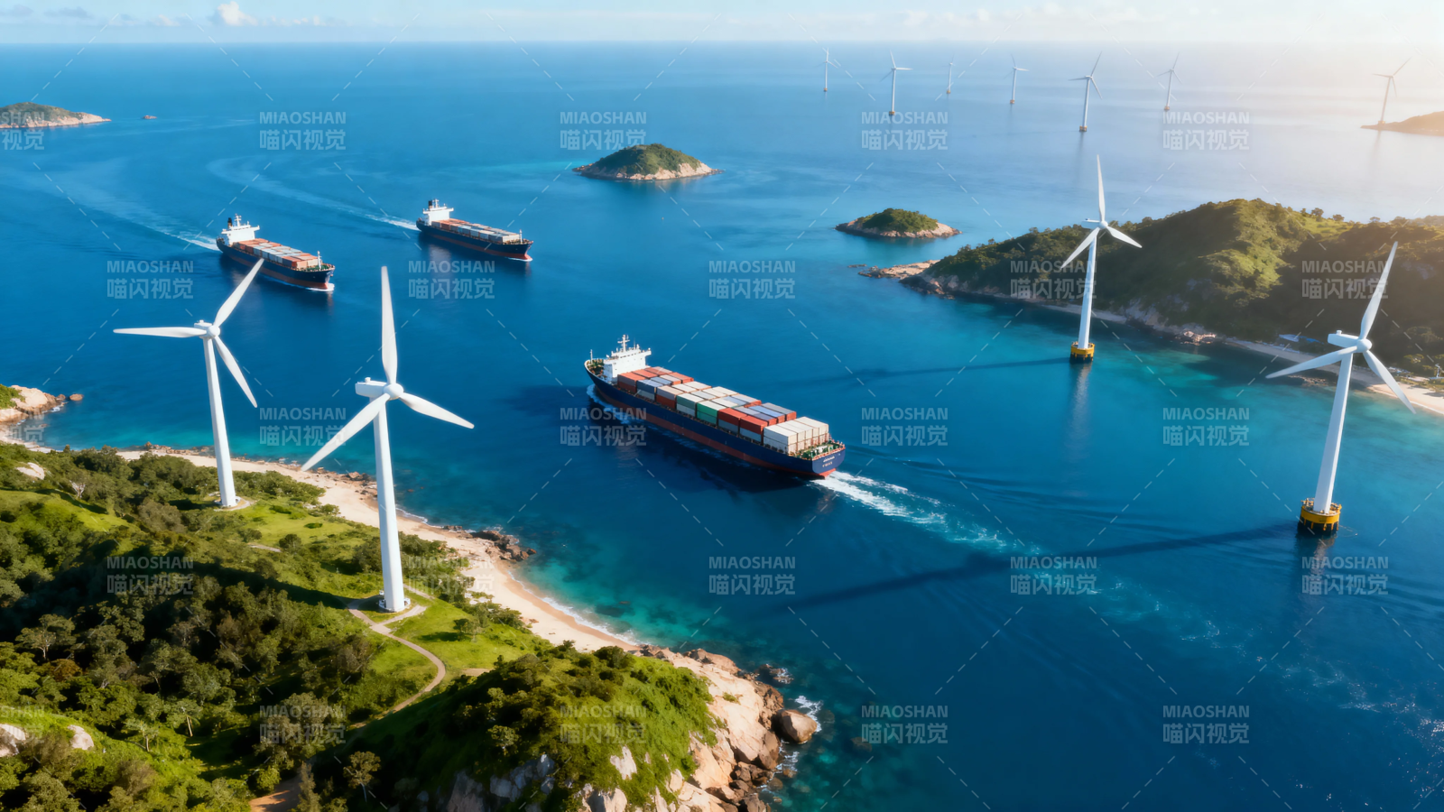 海风航运绿能岛图片