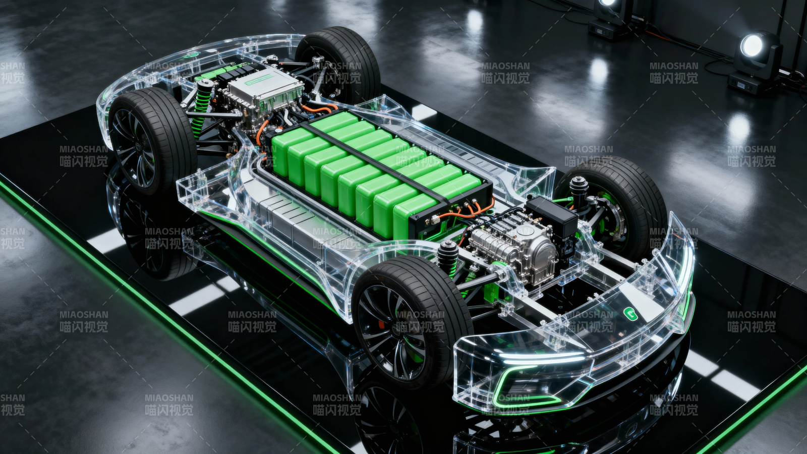 电动车底盘结构透视图图片
