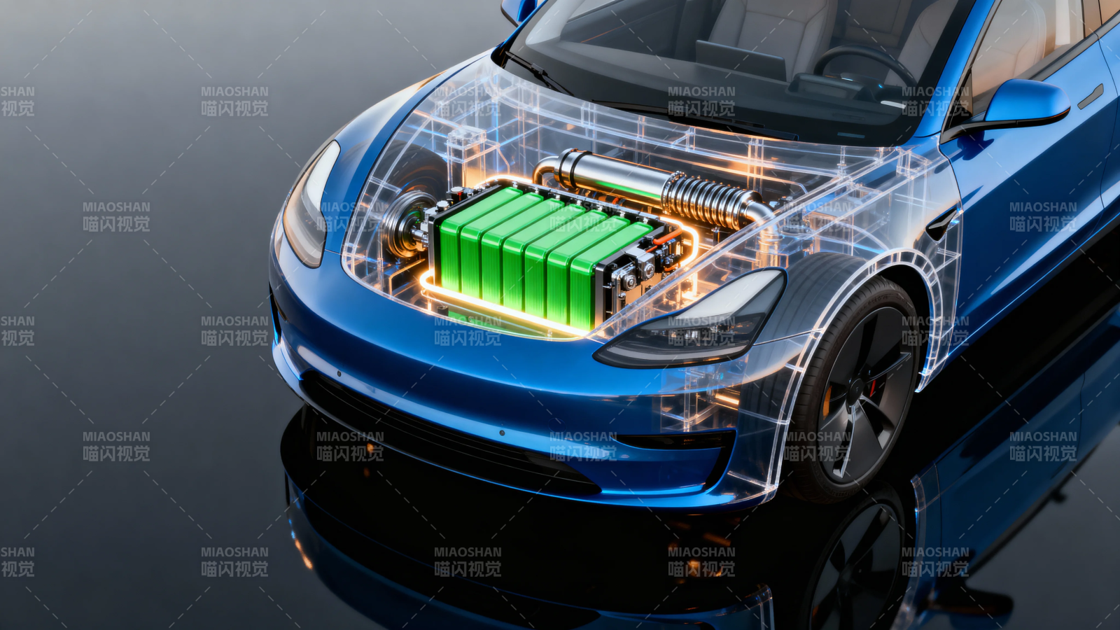 电动车电池结构透视图解图片