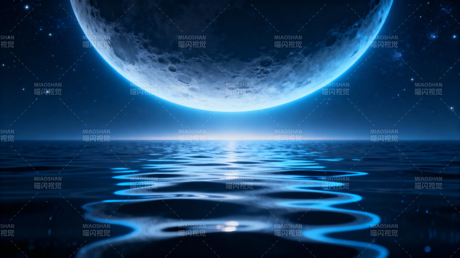 月映深海 星夜无垠图片