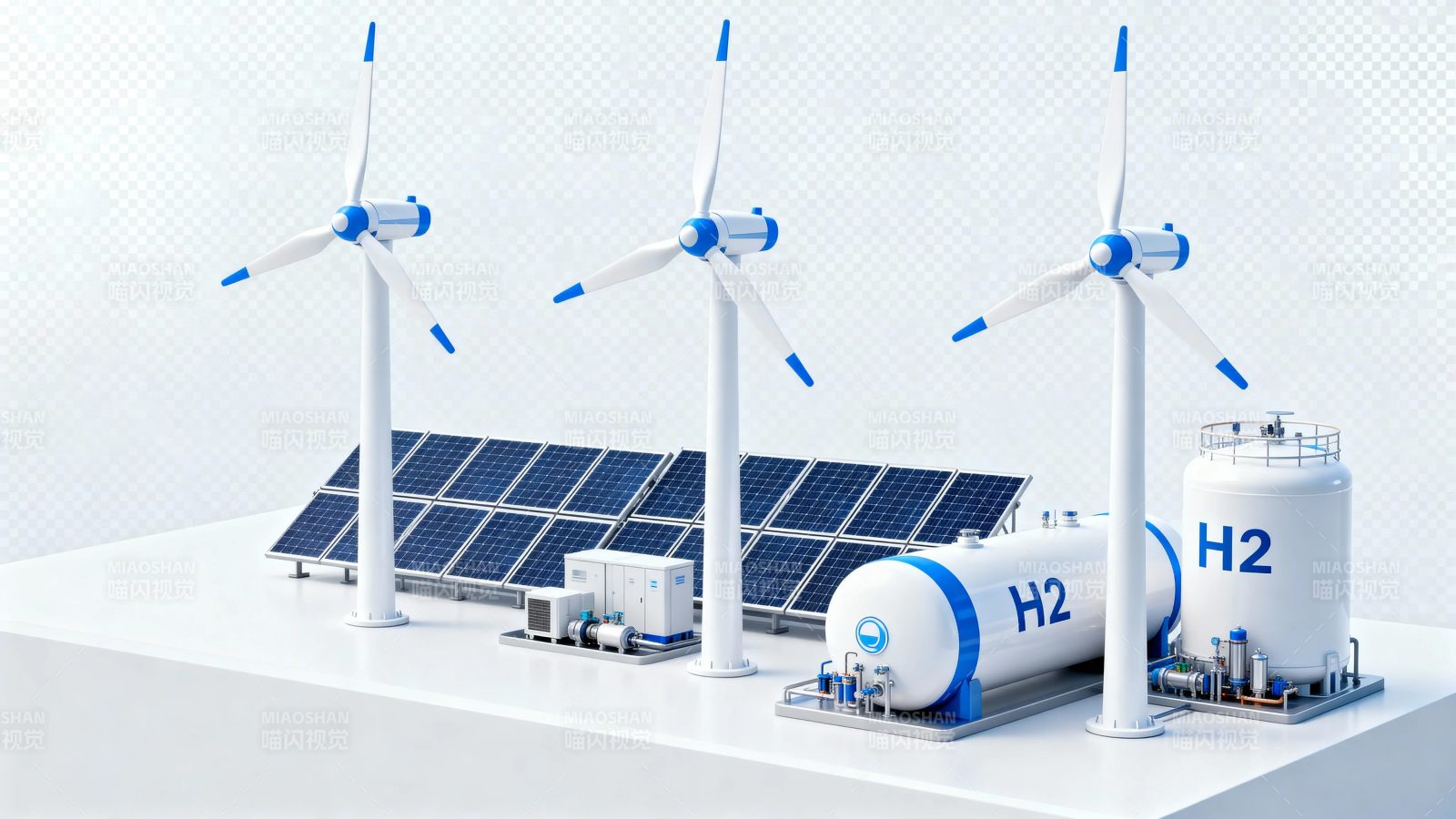 风光储氢一体化能源系统图片