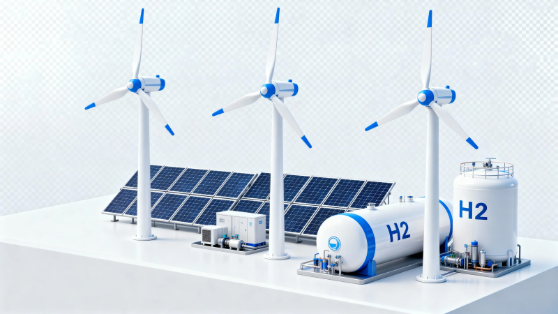 风光储氢一体化能源系统图片