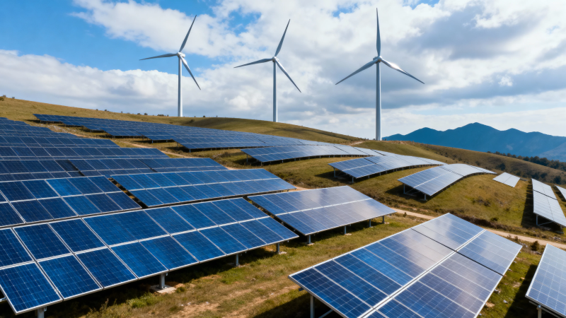 风光互补 绿色能源新图景图片