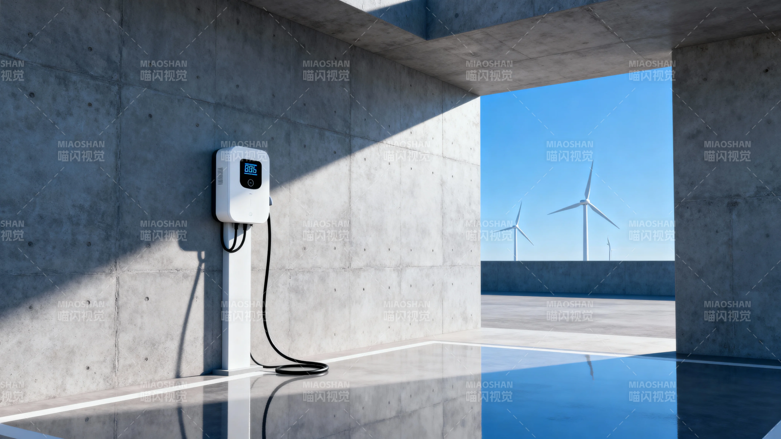 风电充电 绿色未来图片