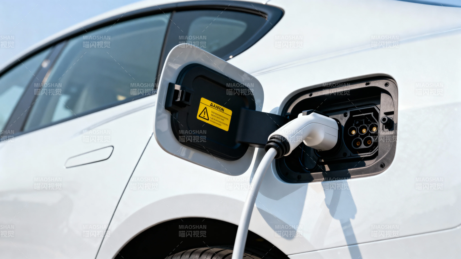 电动车充电中图片