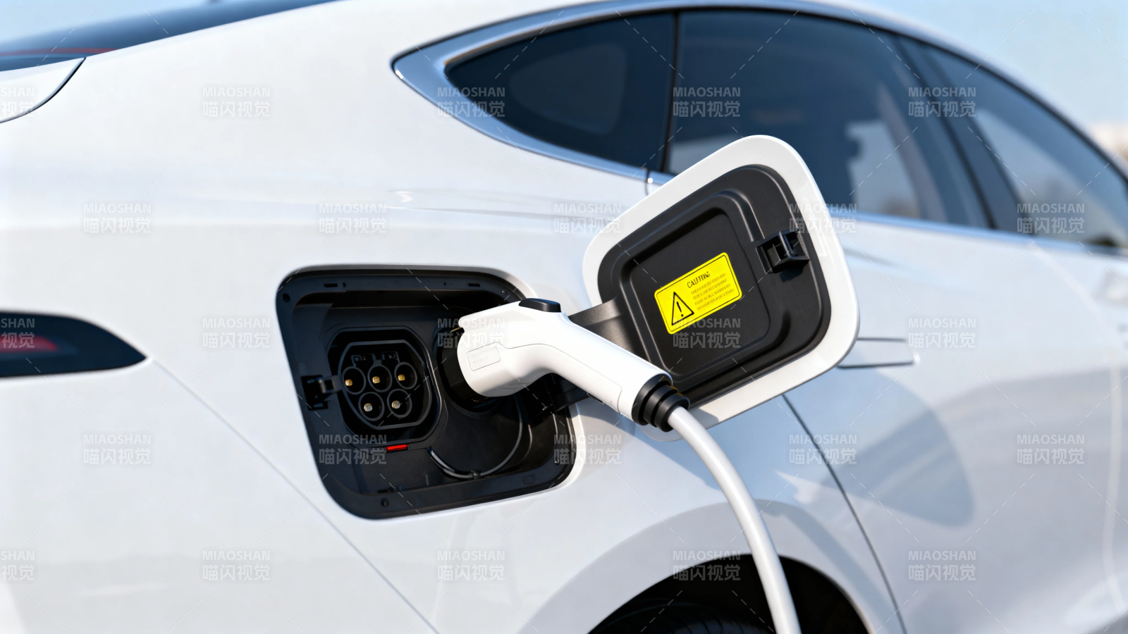 电动车充电中图片