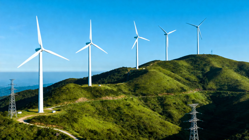 青山风电 绿能未来图片