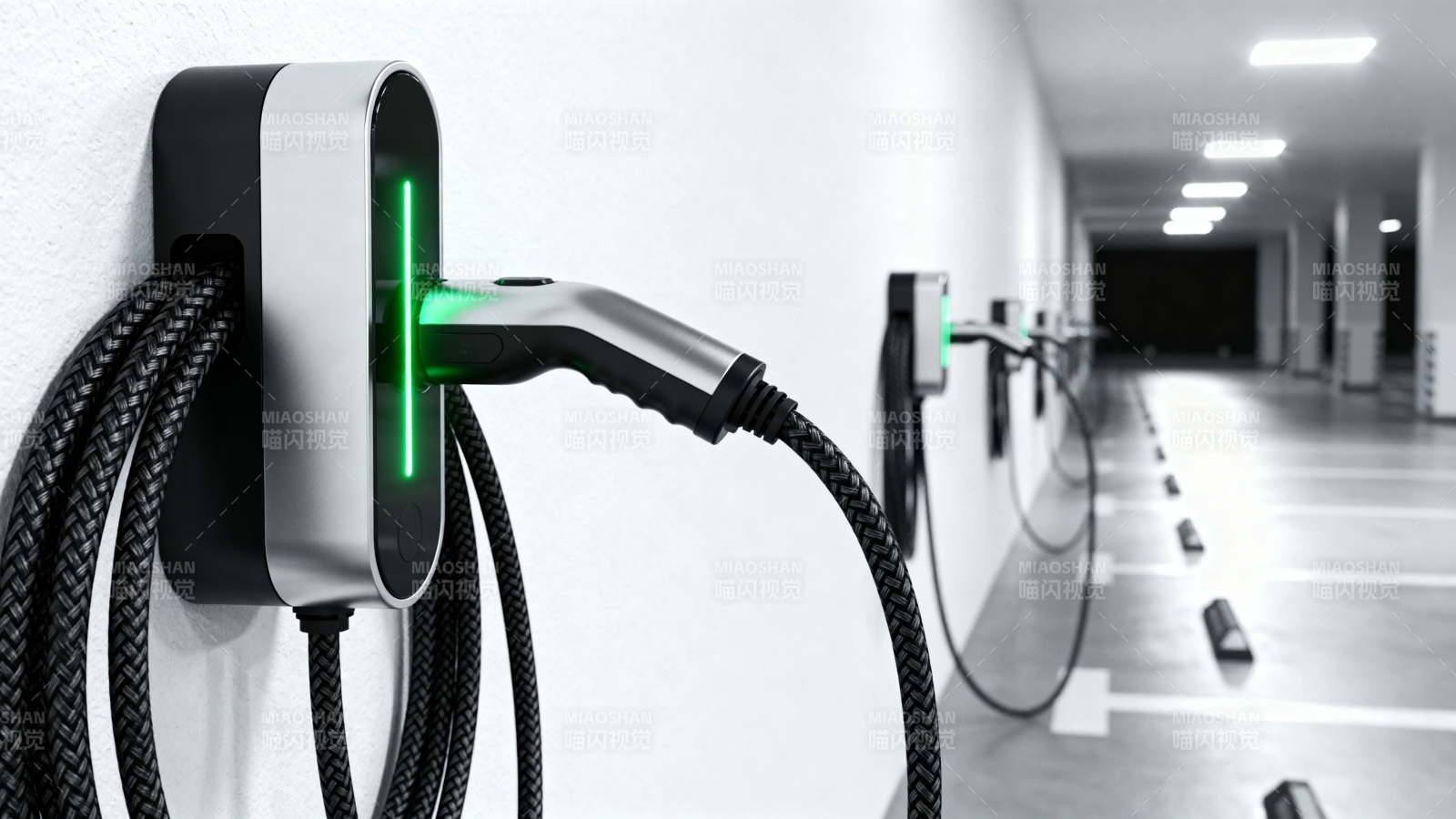 电动车充电桩走廊图片