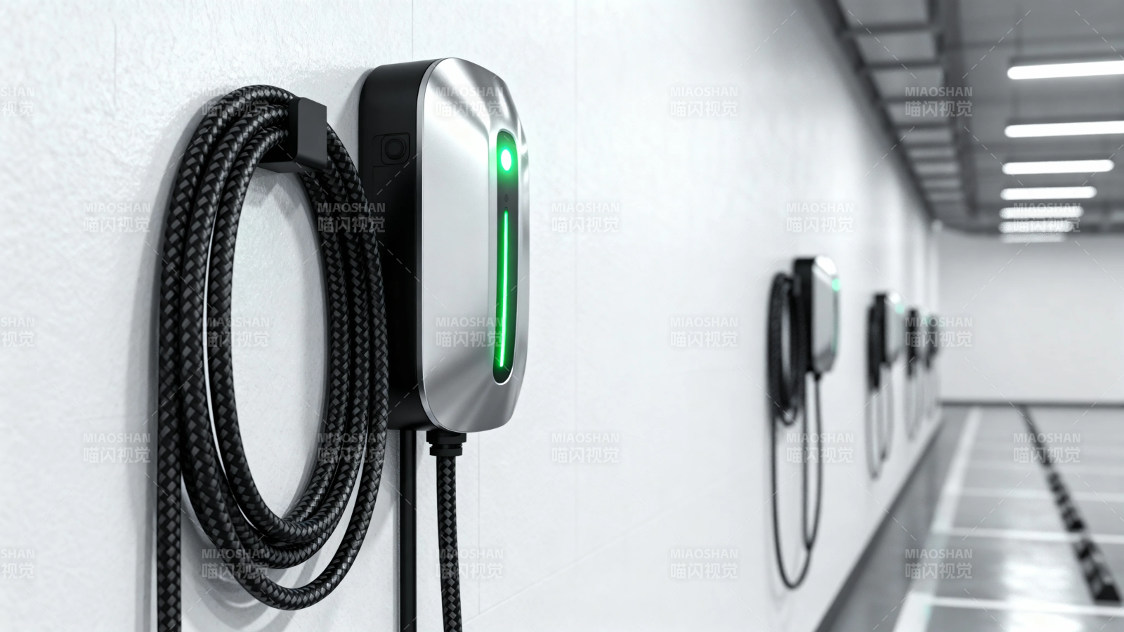 电动车充电桩走廊图片