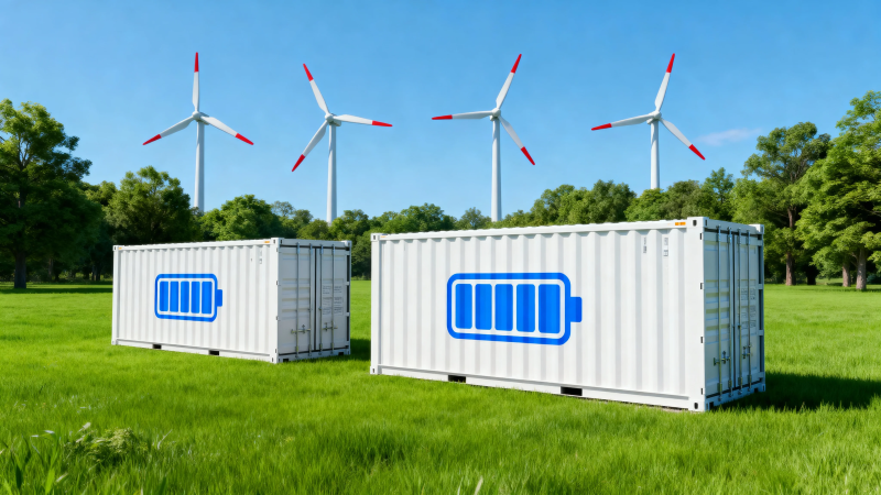 风电储能 绿色能源新方案图片