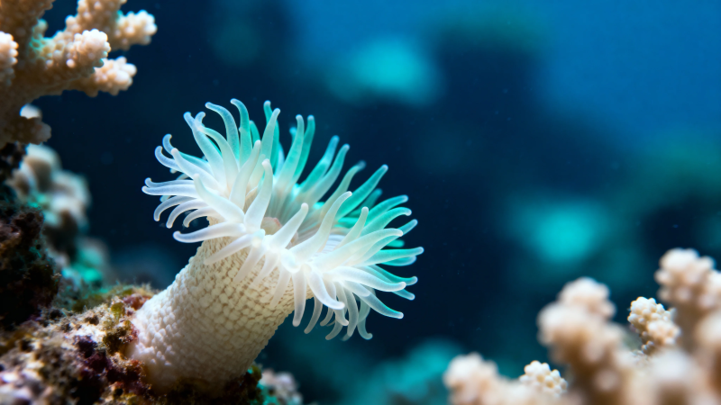 海葵轻舞珊瑚间图片