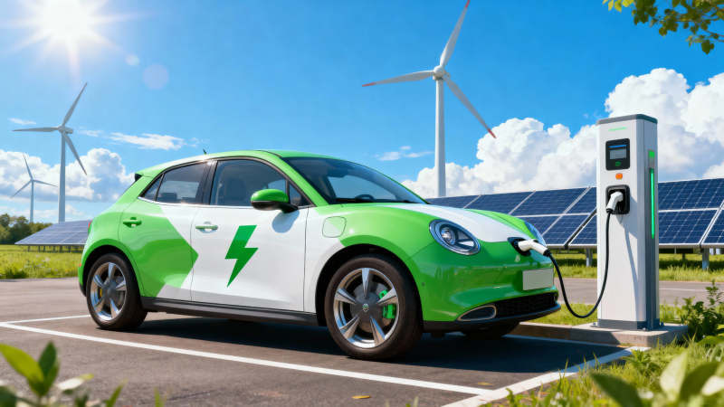 绿电驱动 零碳出行图片