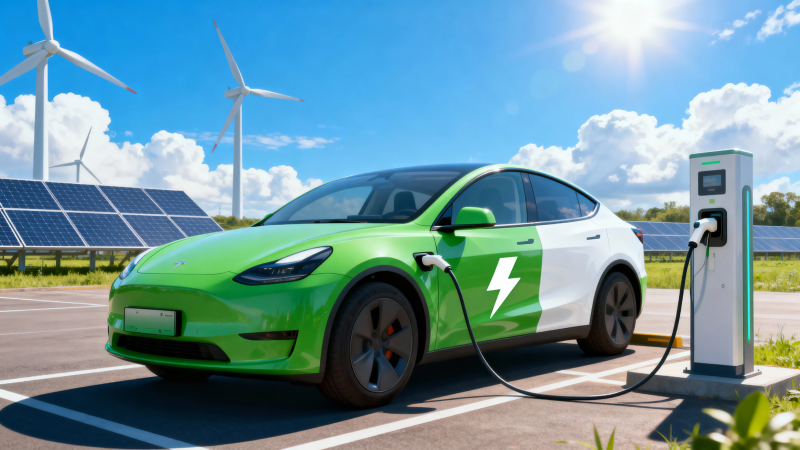 绿电充能 零碳出行图片