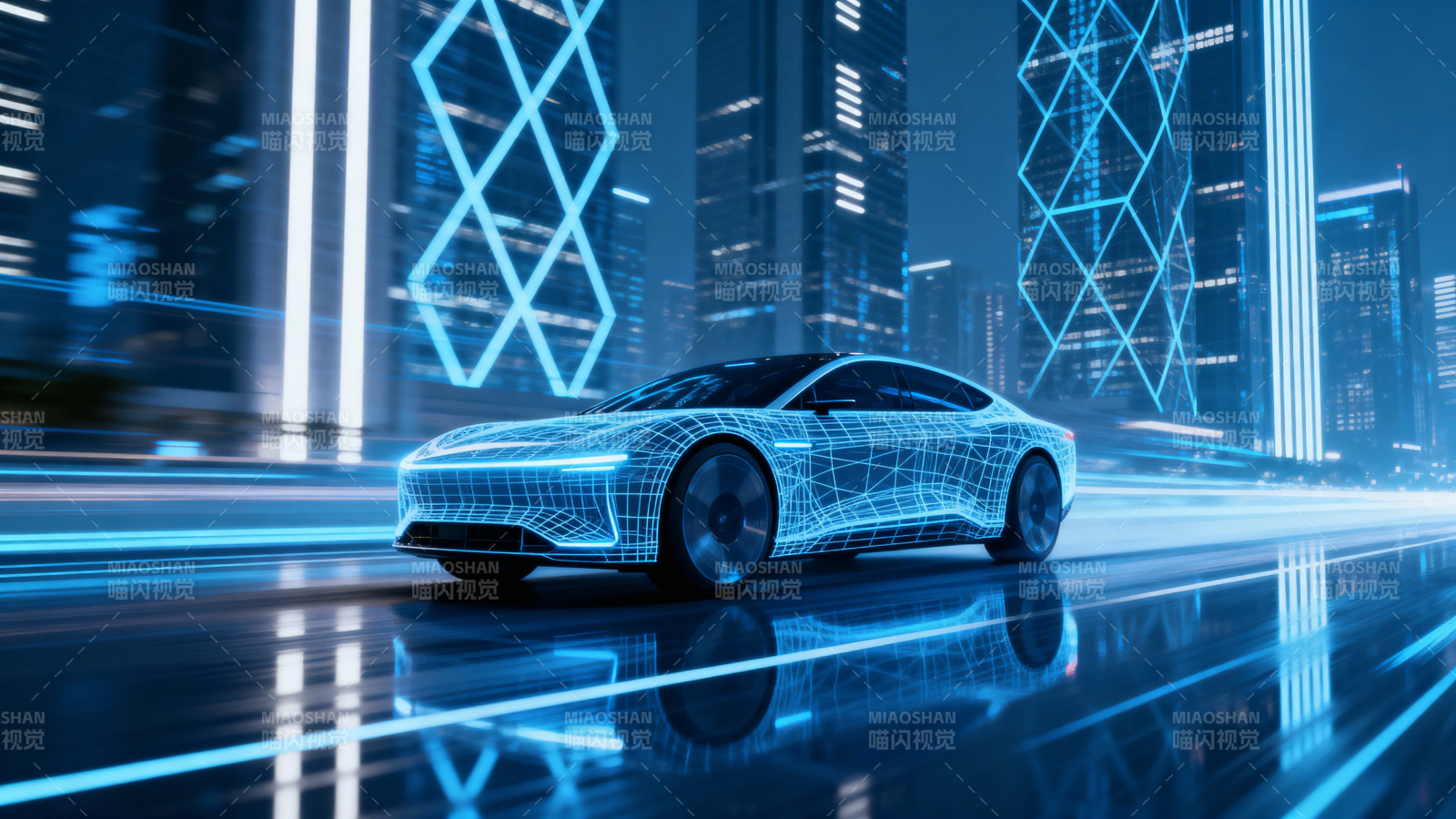 未来之城 光速驰骋图片