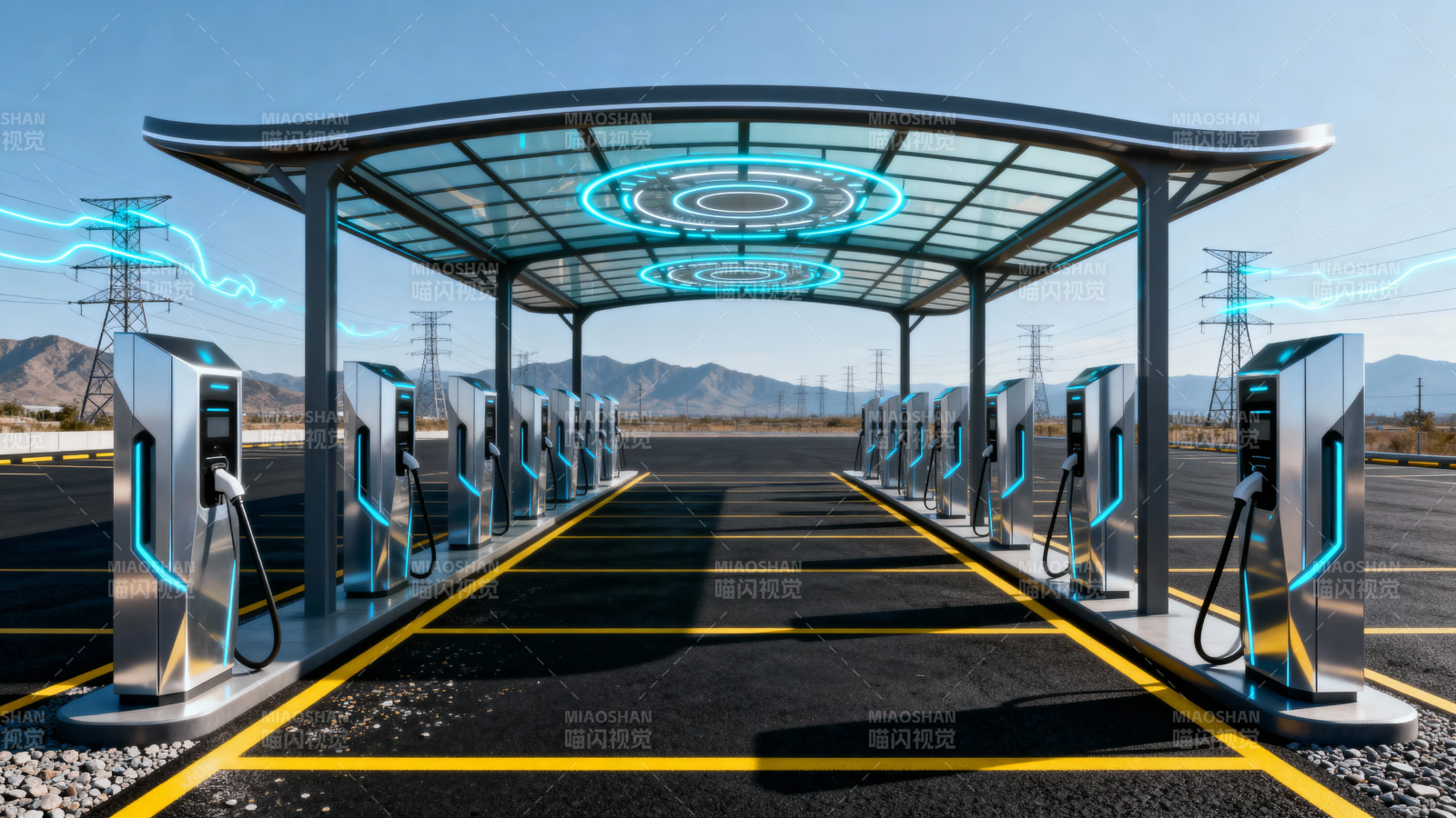 未来充电站 科技赋能绿色出行图片