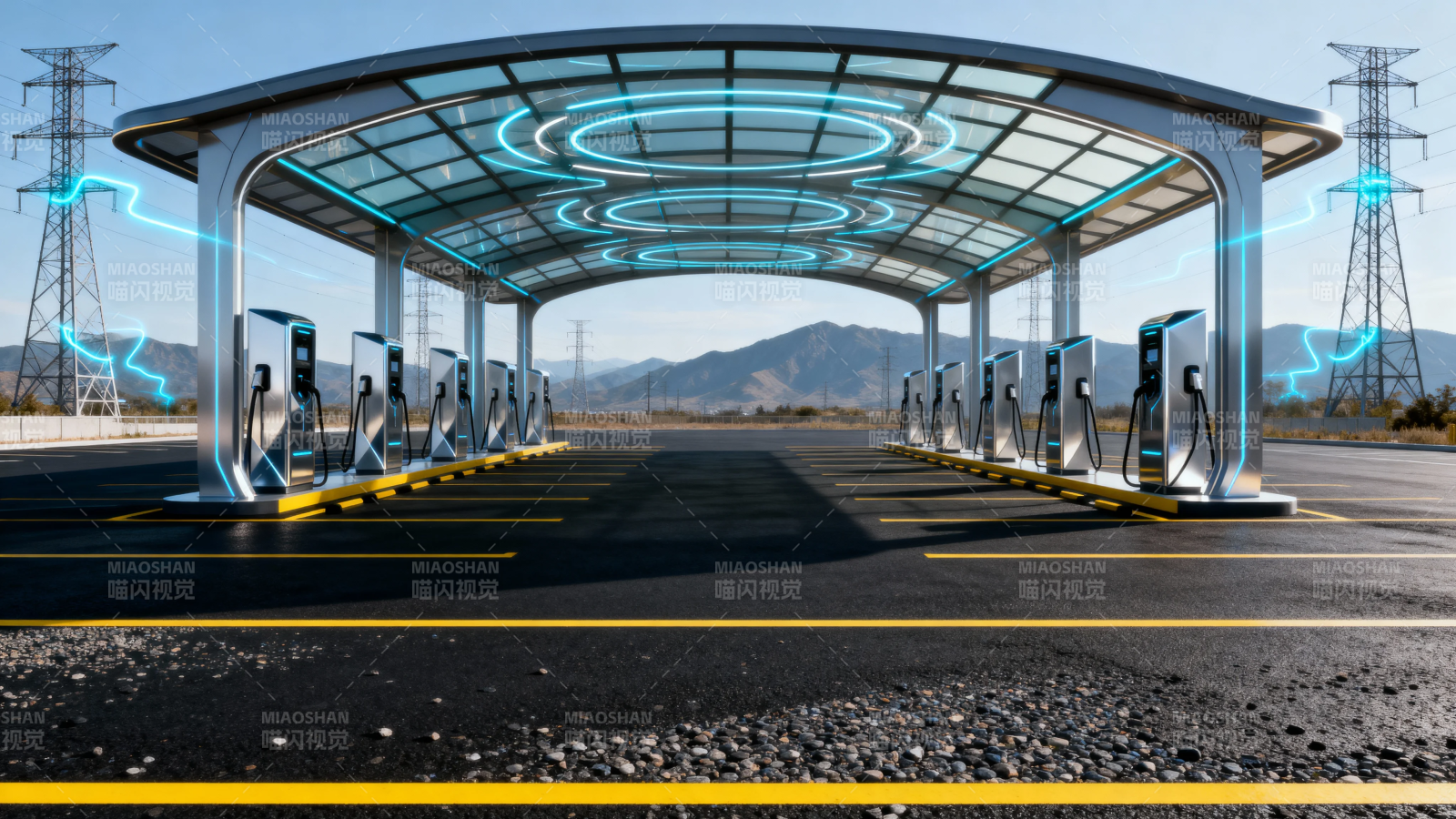 未来充电站 科技赋能绿色出行图片