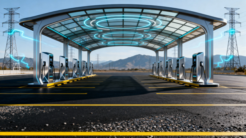 未来充电站 科技赋能绿色出行图片