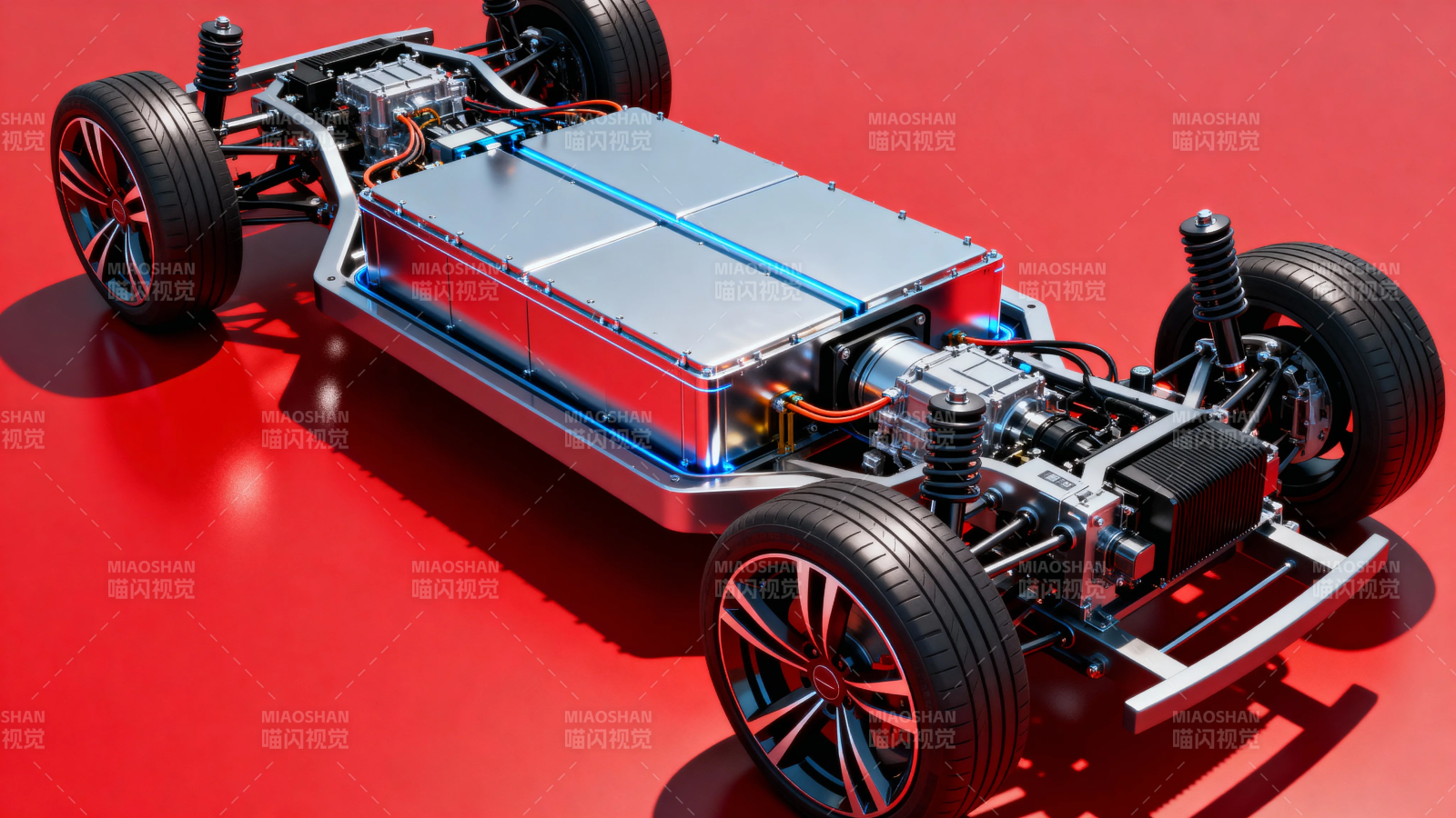 电动车底盘结构展示图片