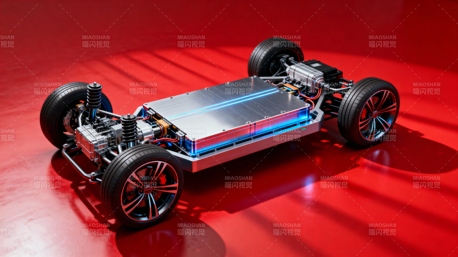 电动车底盘结构展示图片
