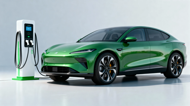 绿车充电 未来出行图片