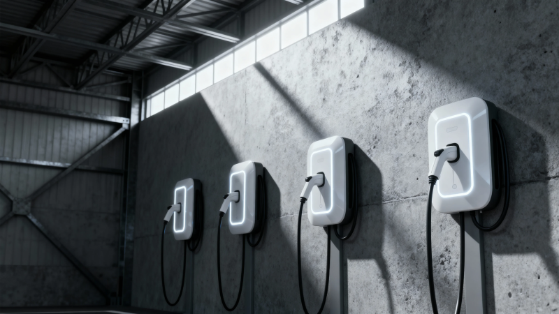 工业风充电桩墙图片