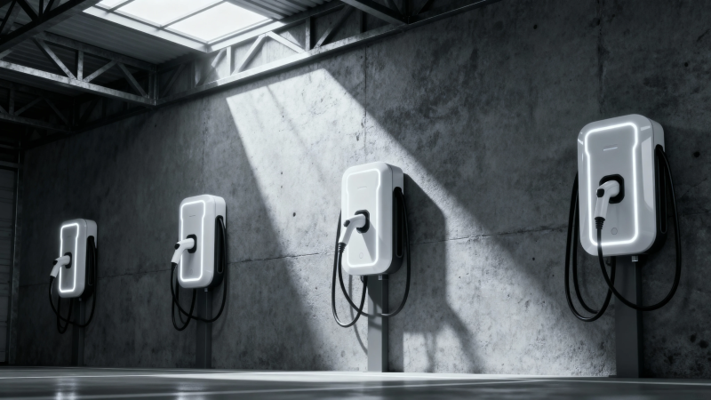 电动车充电站图片