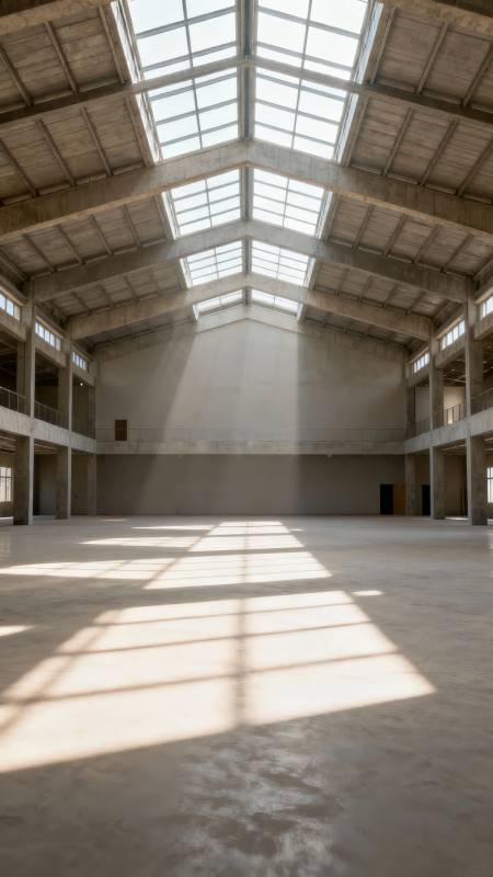 光影交织的工业空间图片