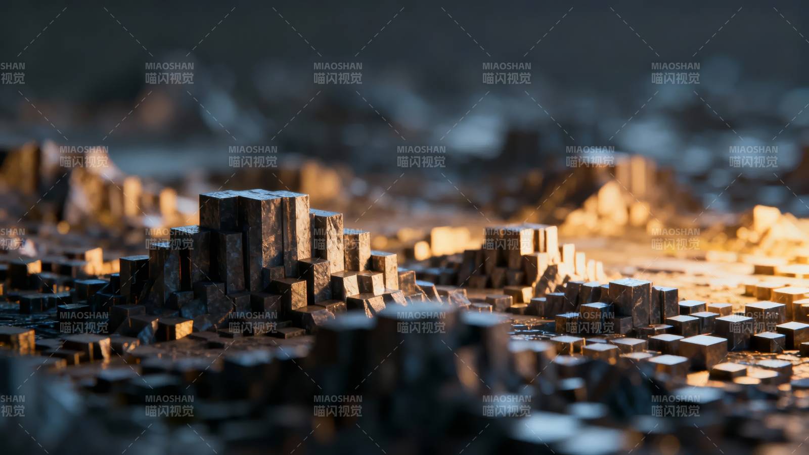 微缩城市 光影迷宫图片