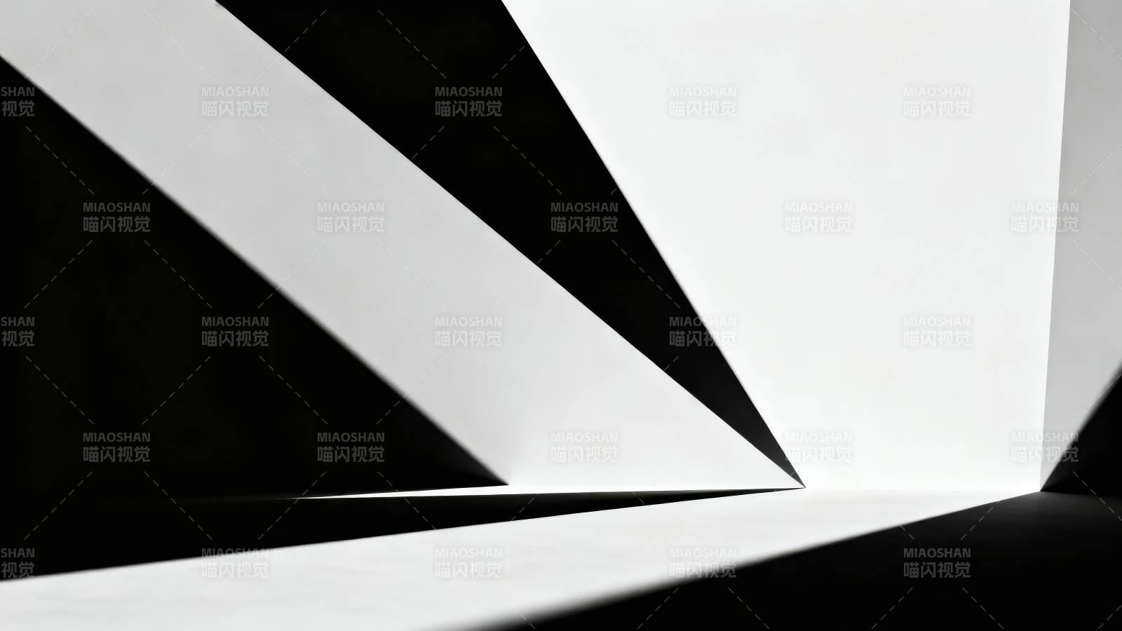 黑白几何光影艺术图片
