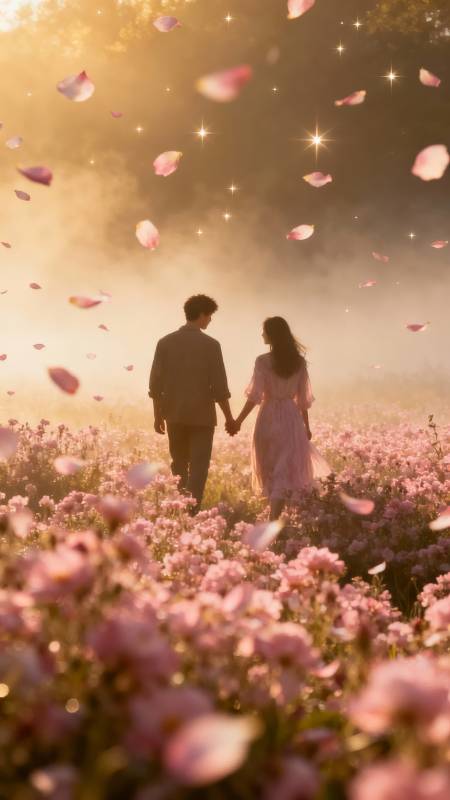 花海牵手 星光浪漫行图片