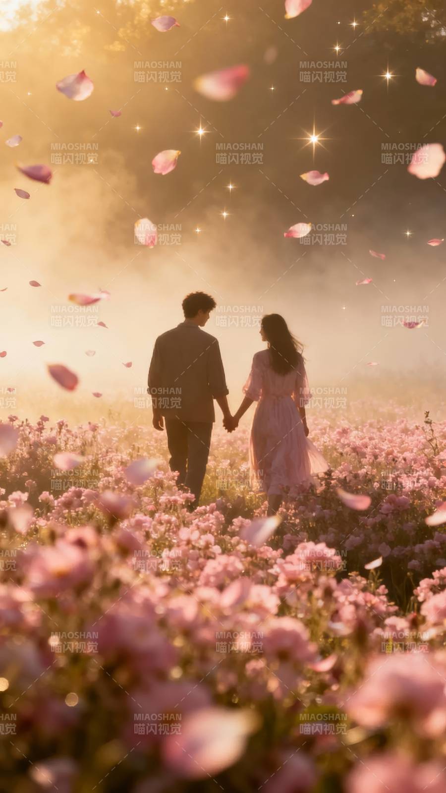花海牵手 星光浪漫行图片