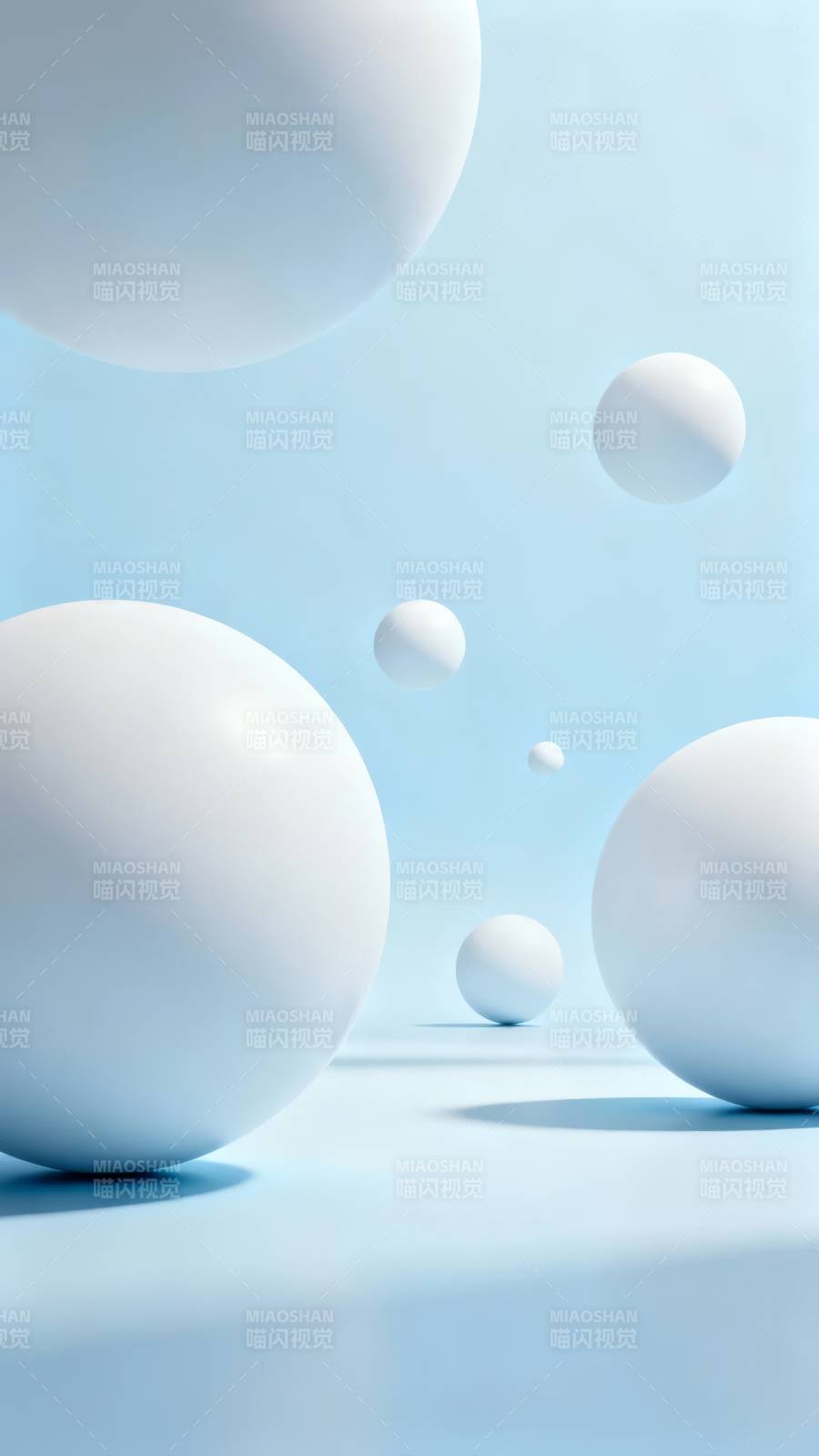 蓝调白球 悬浮之境图片