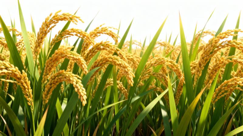 金黄稻穗迎丰收图片