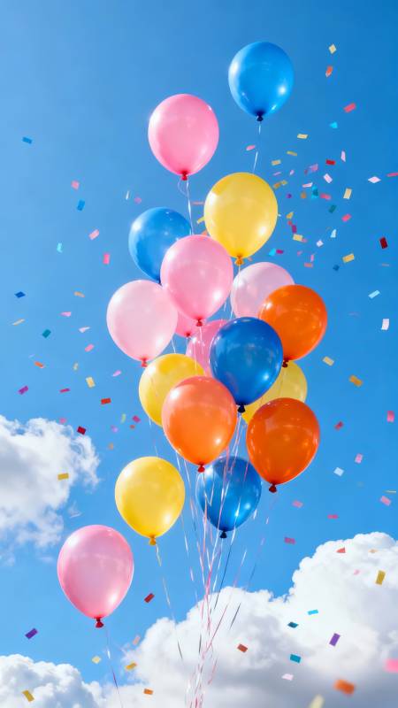 彩球升空 欢庆时刻图片