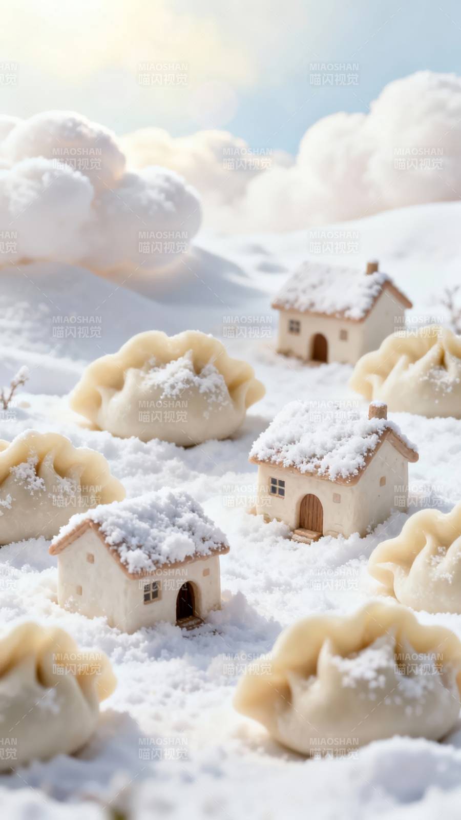 雪屋饺子童话世界图片