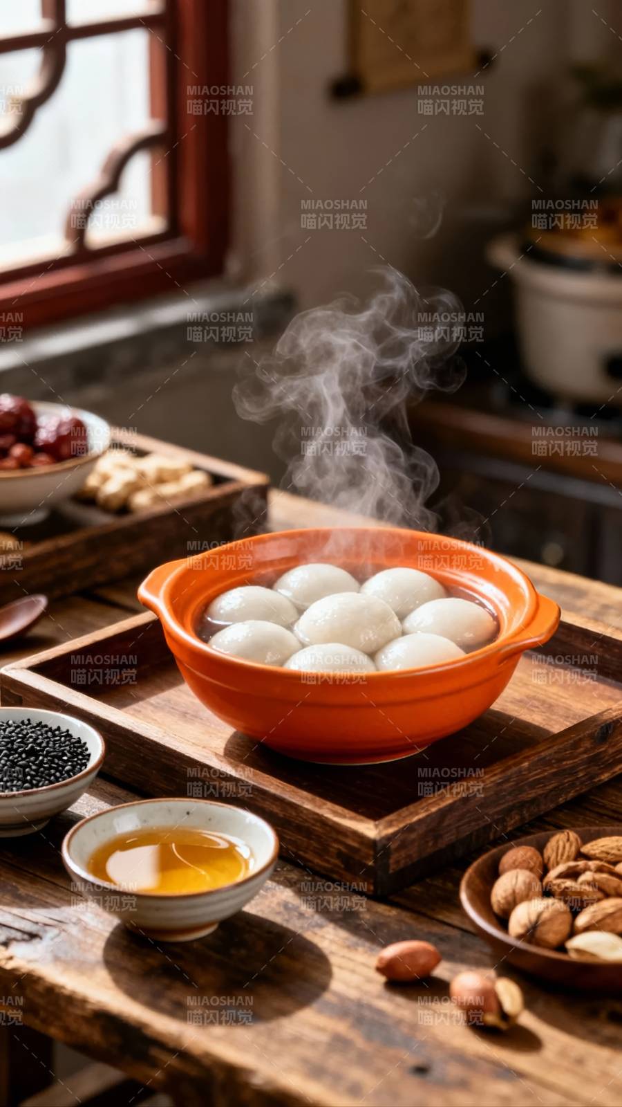 热气腾腾汤圆宴图片