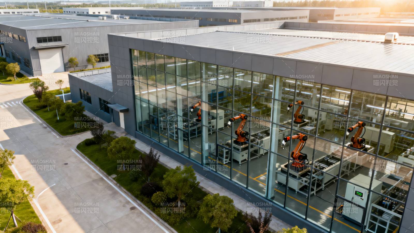 智能工厂 机器人自动化生产线图片