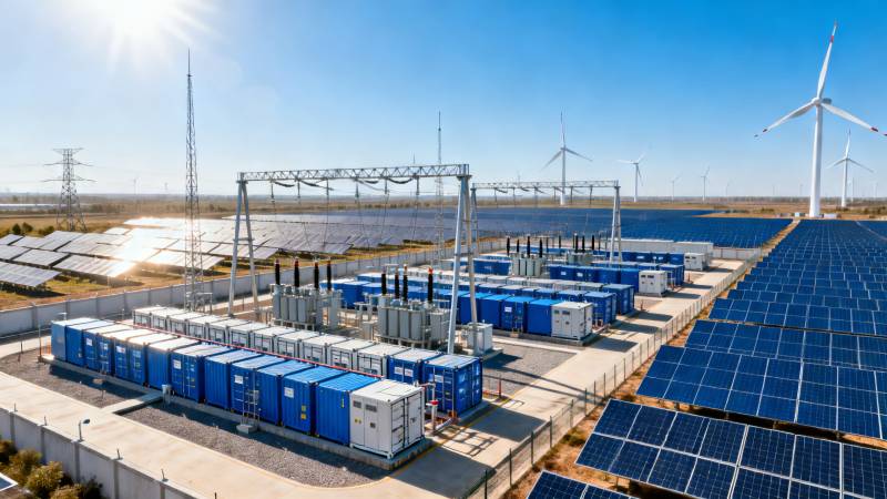 风光储一体化电站图片