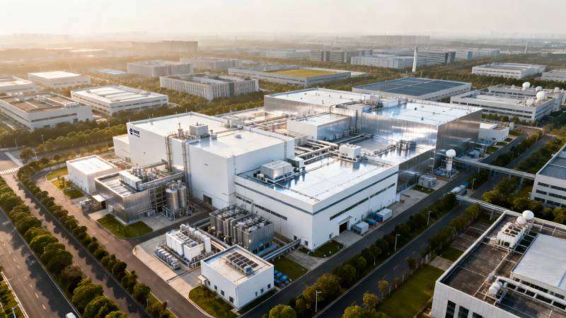 现代化工厂全景航拍图图片