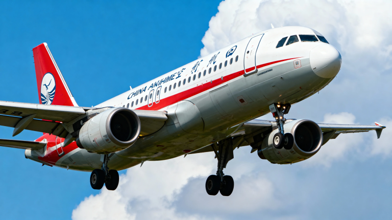 川航客机蓝天起飞瞬间图片