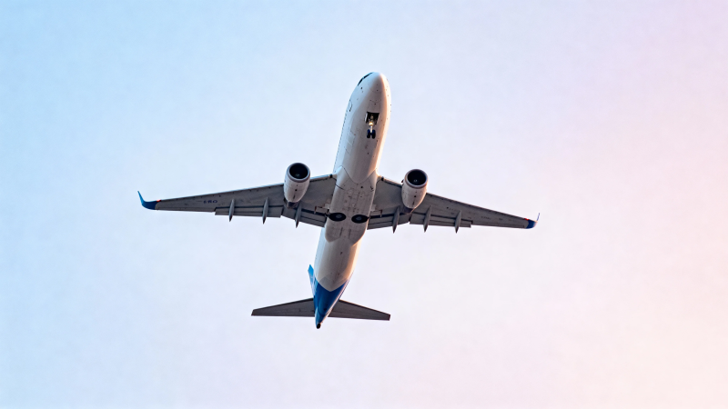 飞机翱翔蓝天 逐梦云端图片