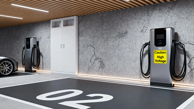 电动车充电站号位图片