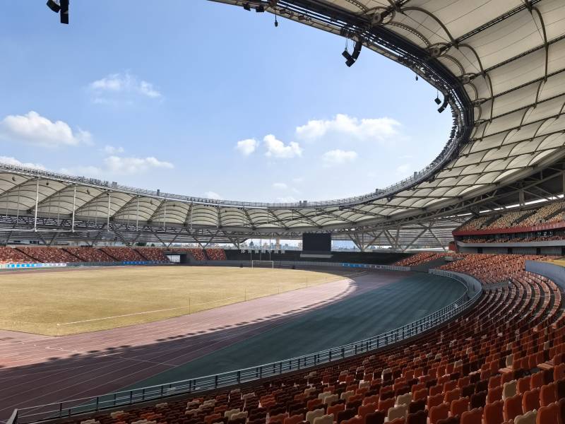 大型体育场全景图图片