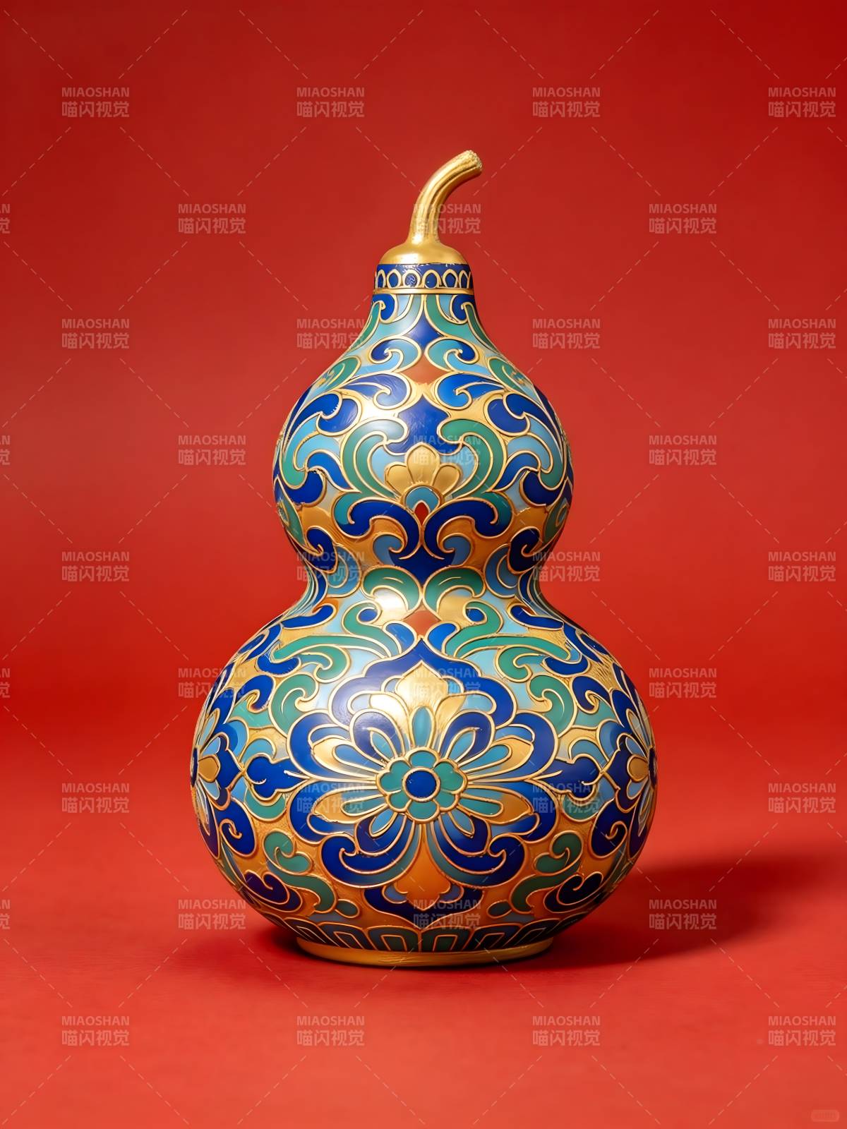 葫芦形珐琅彩瓶图片