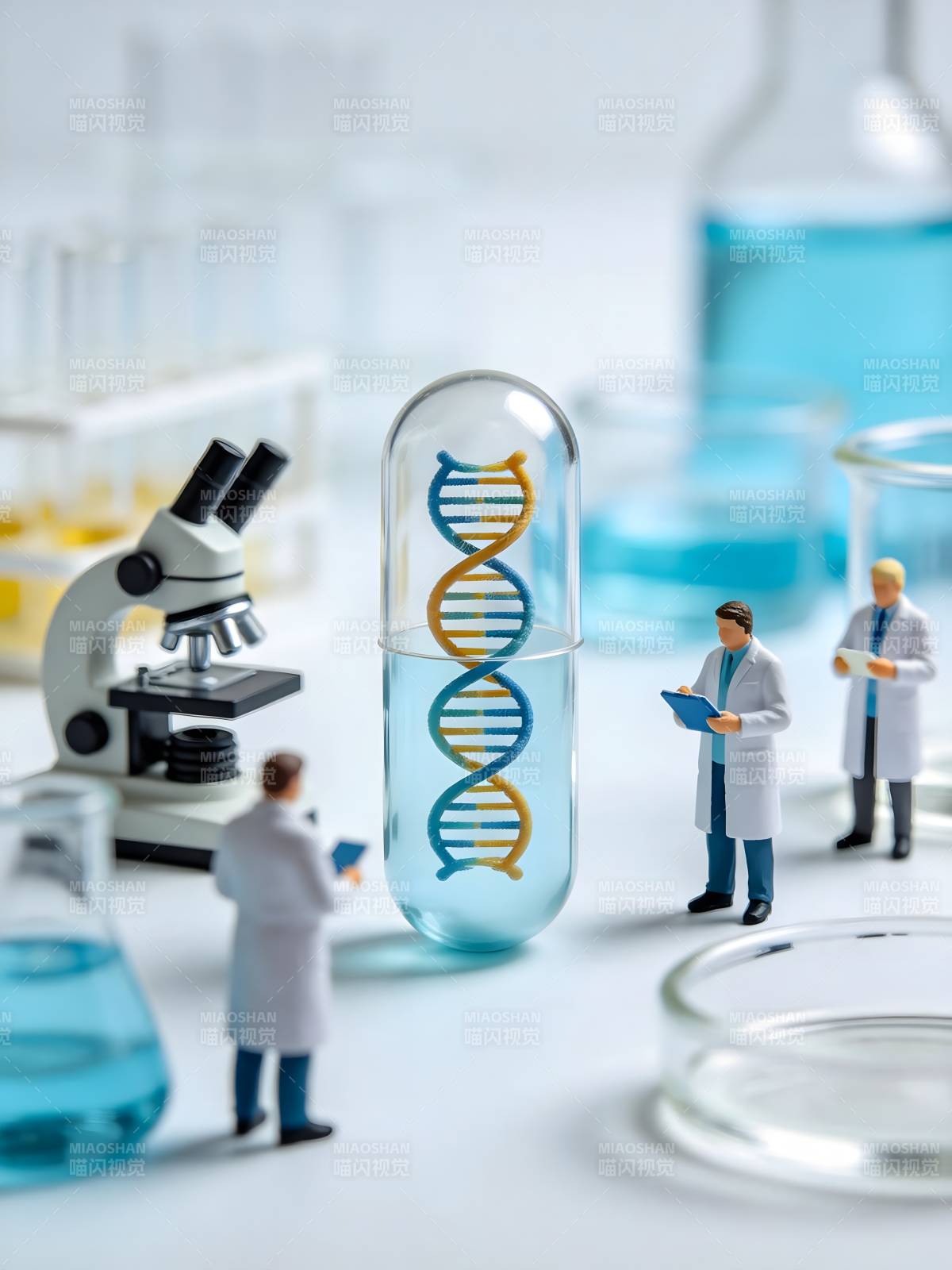 基因胶囊 微观科学世界图片
