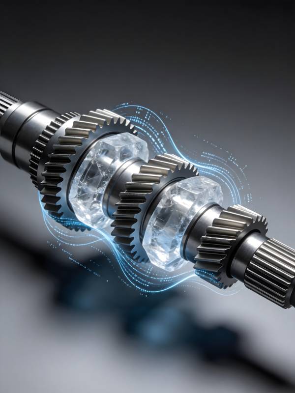 齿轮与冰晶的科技之舞图片