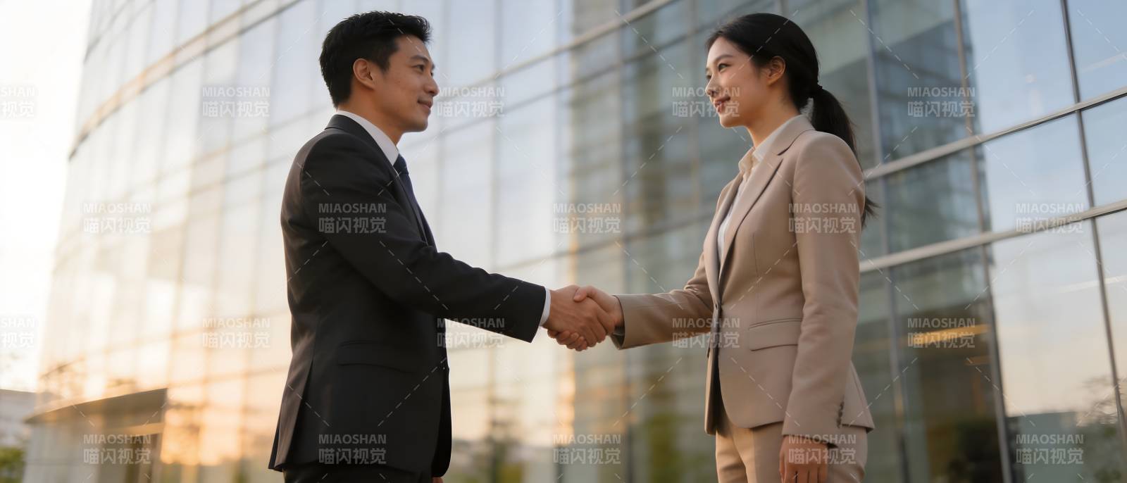 商务握手 合作共赢图片