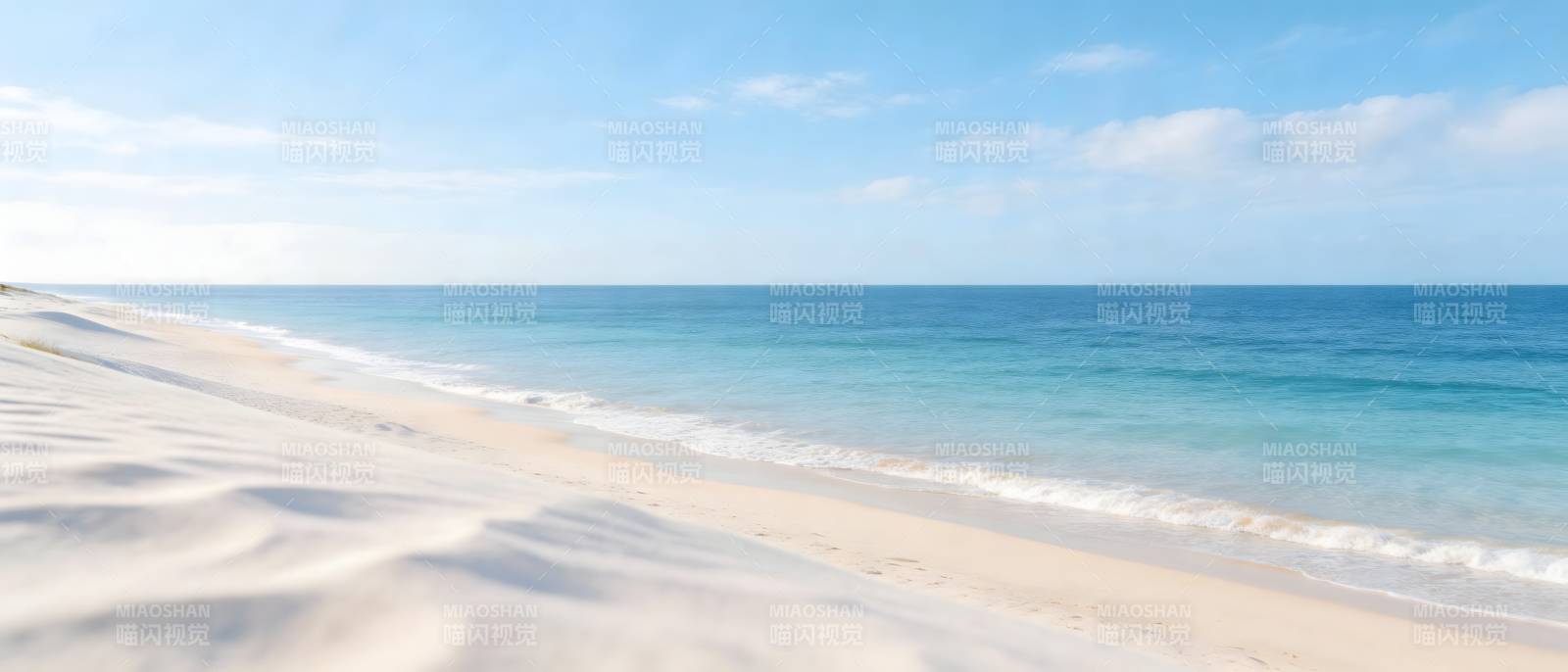 碧海白沙 晴空万里图片